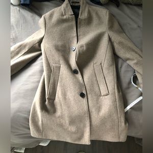 H&M men trench coat 36R beige